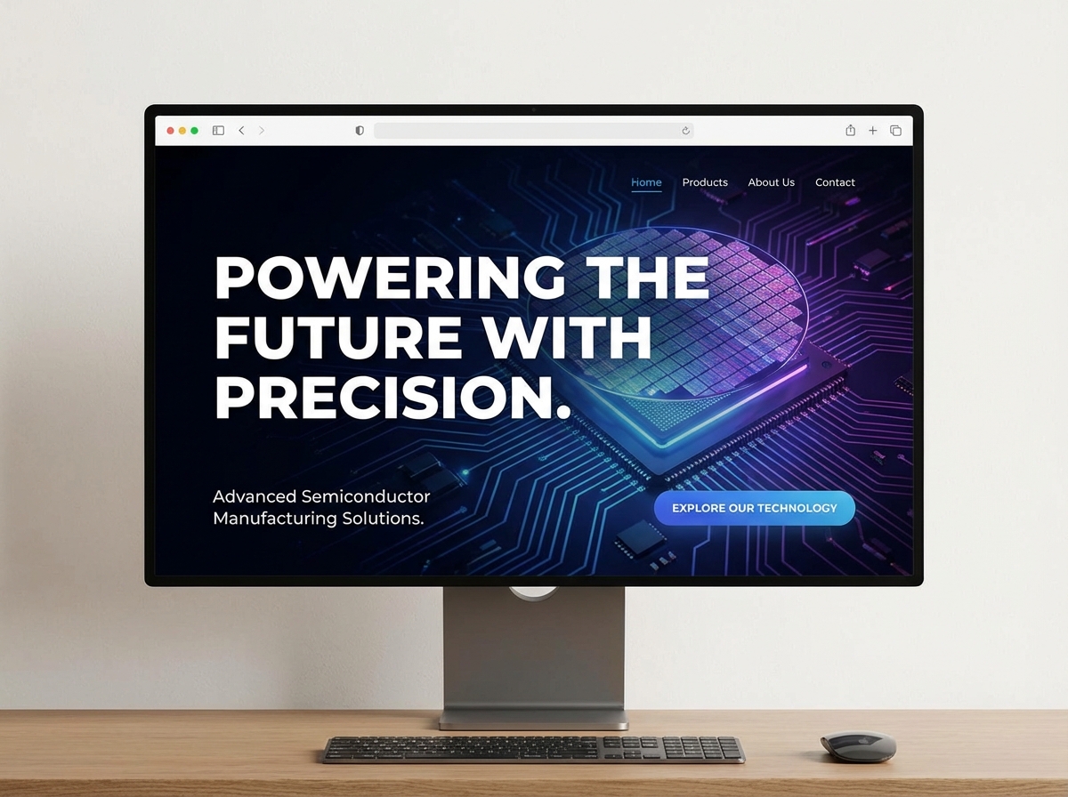 Build a High-Performance Website for Your Semiconductor Manufacturing Business website preview