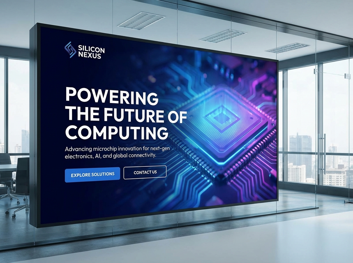 Build Cutting-Edge Websites for Semiconductor Technology website preview