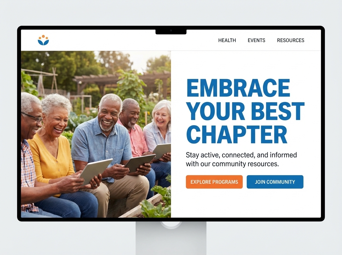 Build a Compassionate Website for Our Beloved Senior Citizens website preview