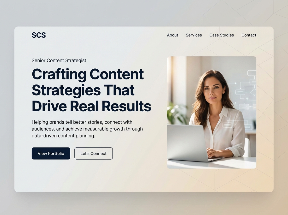 Build Your Authority as a Senior Content Strategist website preview