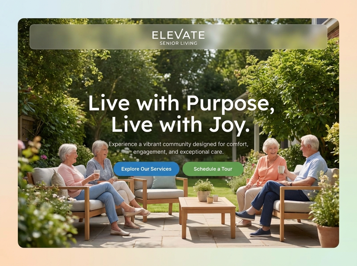 Build Compassionate Websites for Senior Living Services website preview