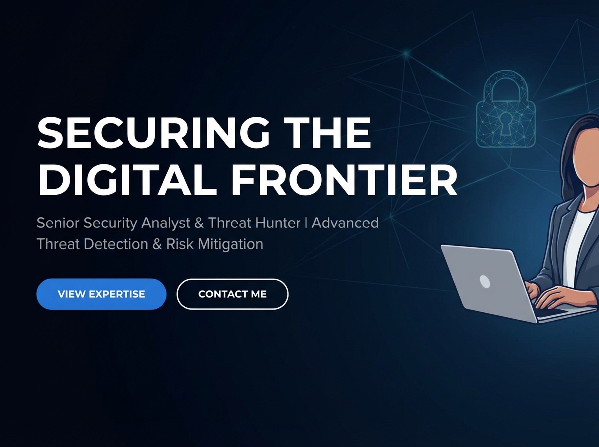 Build Your Premier Online Portfolio as a Senior Security Analyst website preview