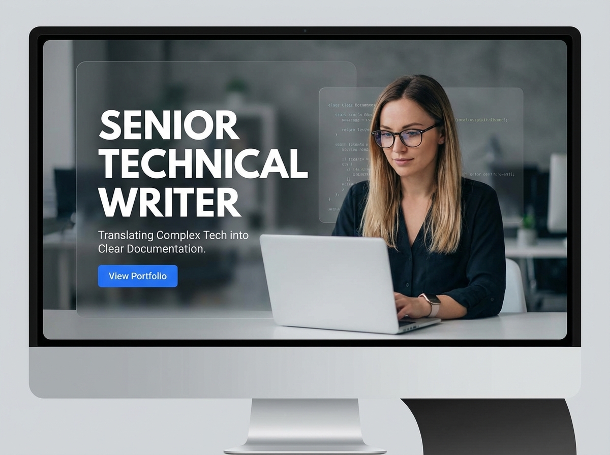 Build a Stellar Online Presence for Senior Technical Writers website preview