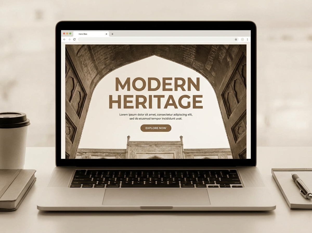 Create a Timeless Aesthetic with a Beautiful Sepia Color Palette website preview