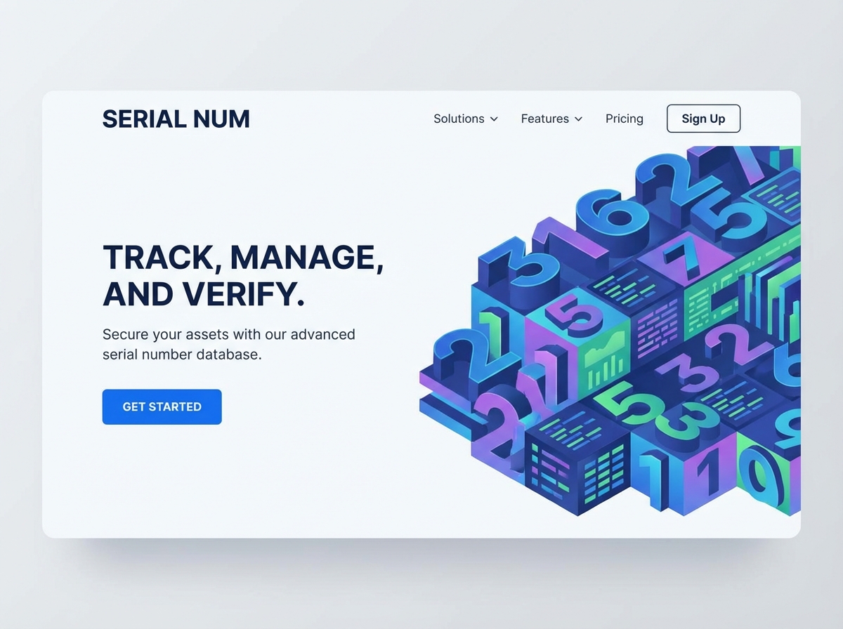 Build Dynamic Websites with Seamless Serial Number Management website preview