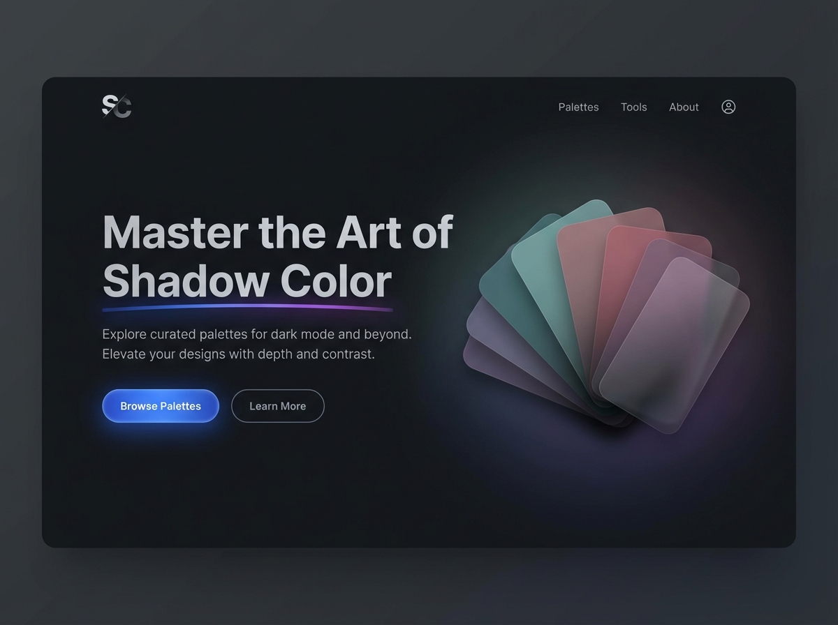 Mastering Your Website's Visual Impact with Custom Shadow Colors website preview
