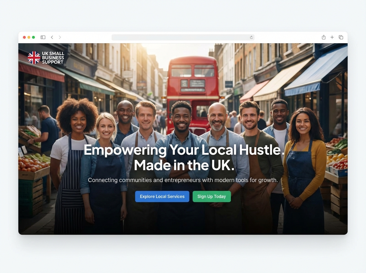 Build a Professional Website for Your Small Business UK website preview