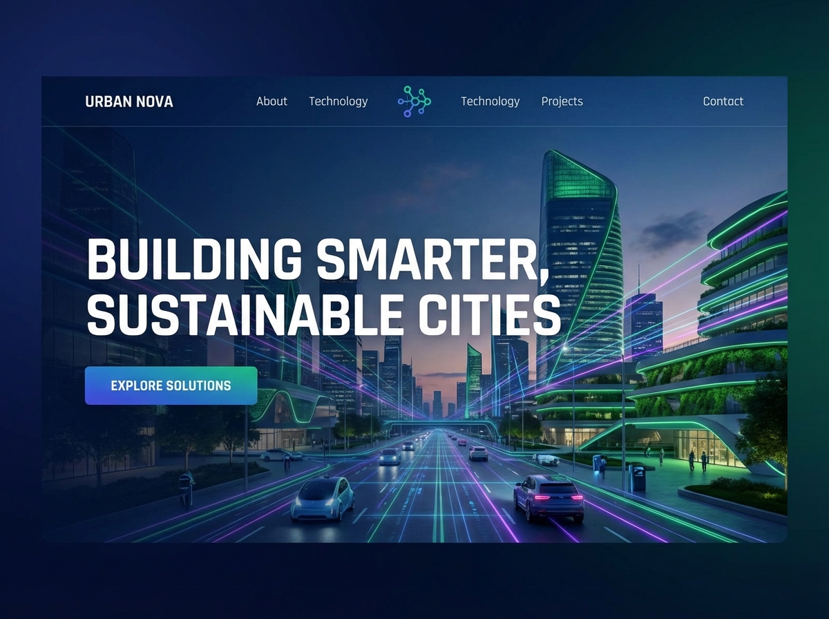 Build the Future: Your Ultimate Smart Cities Website Builder website preview