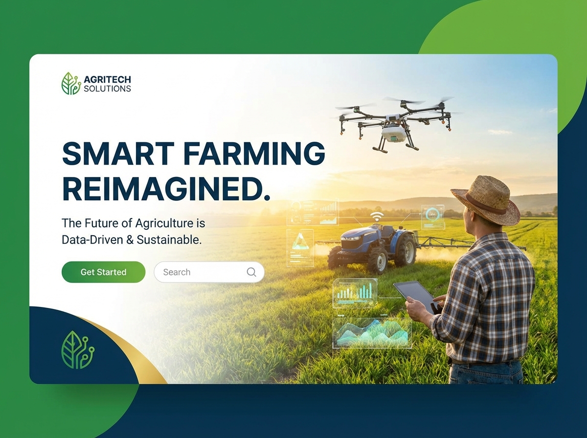 Build Your Digital Hub for Cutting-Edge Smart Farming Technologies website preview
