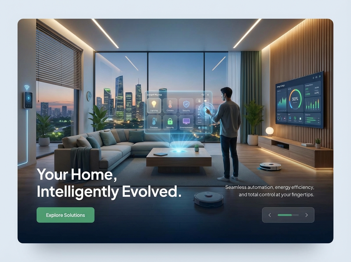 Build Your Smart Home Tech Presence with Grigora website preview