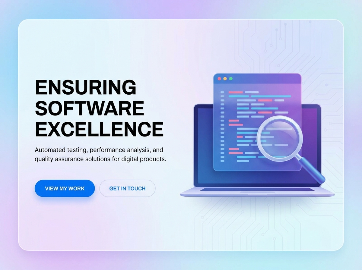 Build a Stellar Online Presence with Grigora for a Software Quality Engineer website preview