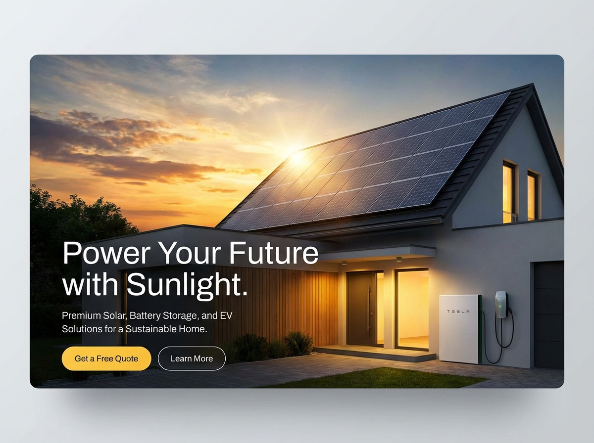 Boost Your Solar Energy Equipment Sales with Grigora website preview