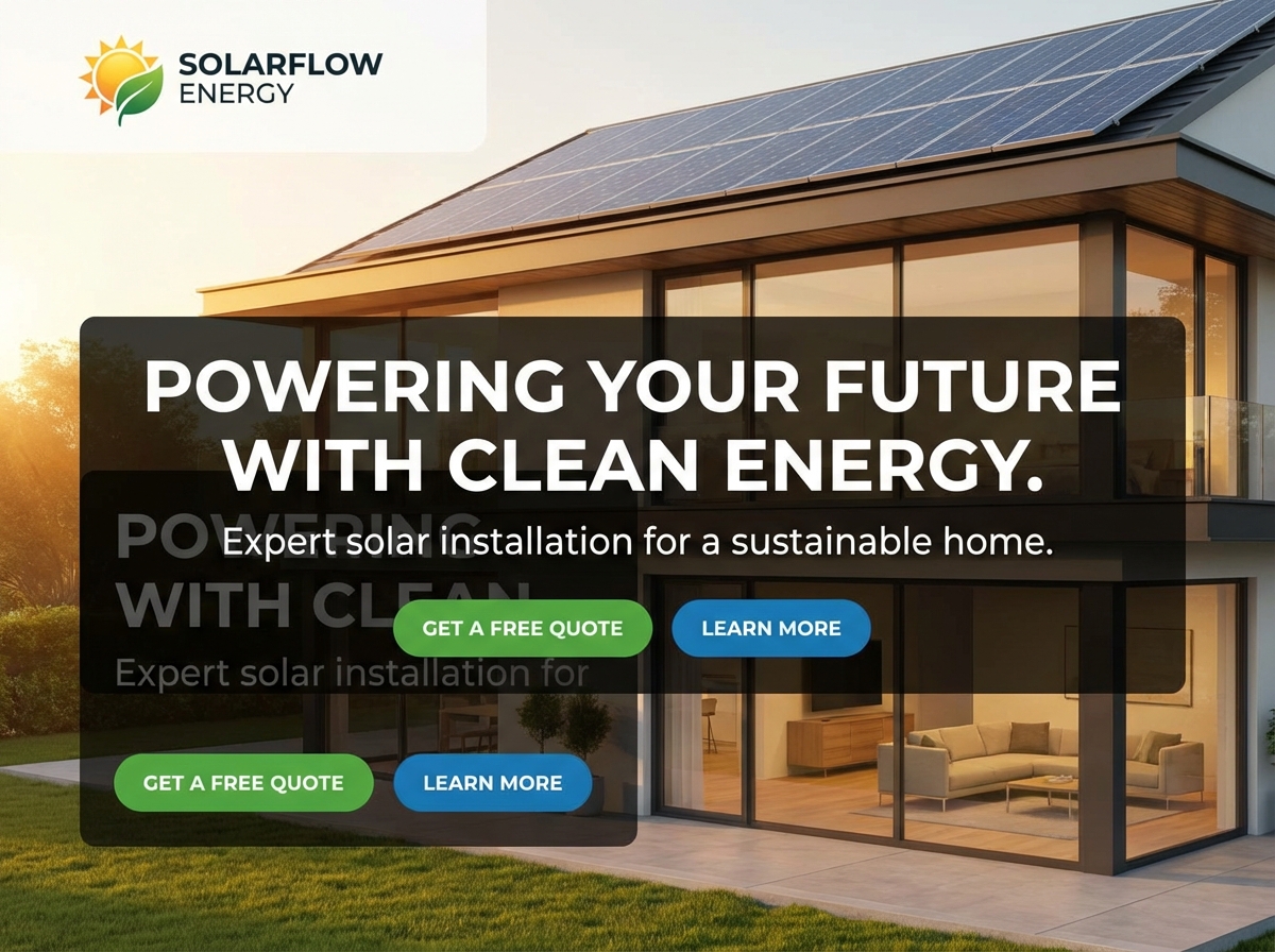 Build Your Solar Energy Installation Website with Ease website preview