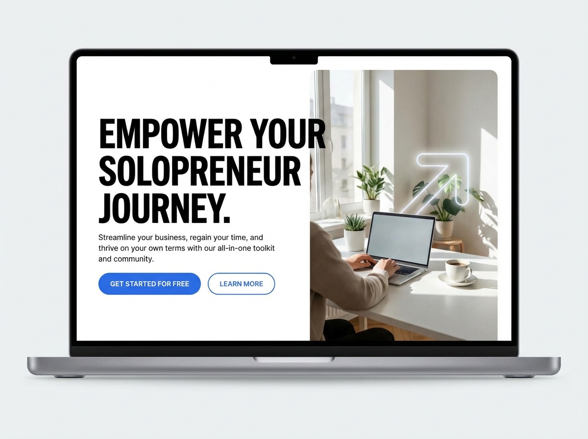 Launch Your Dream Business with Our Solopreneur Website Builder website preview
