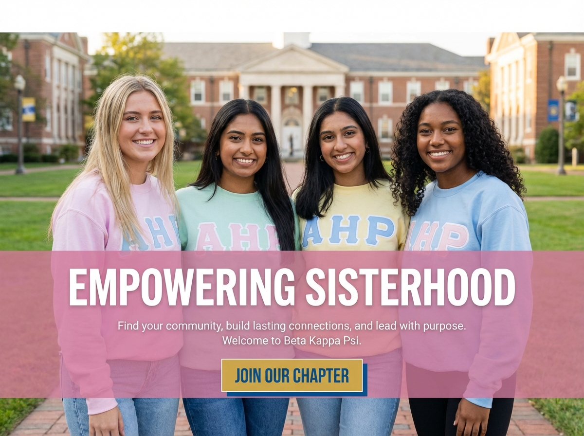 Build a Sisterhood with a Stellar Sorority Website website preview