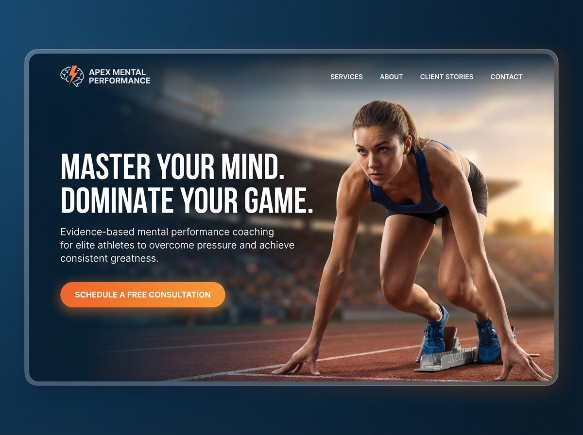 Build a High-Performing Website for Your Sports Psychology Practice website preview