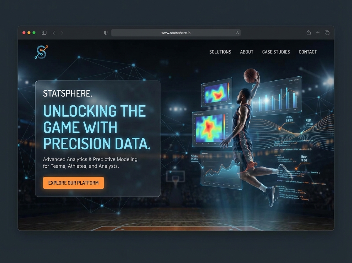 Build Your Premier Sports Statistician Portfolio website preview