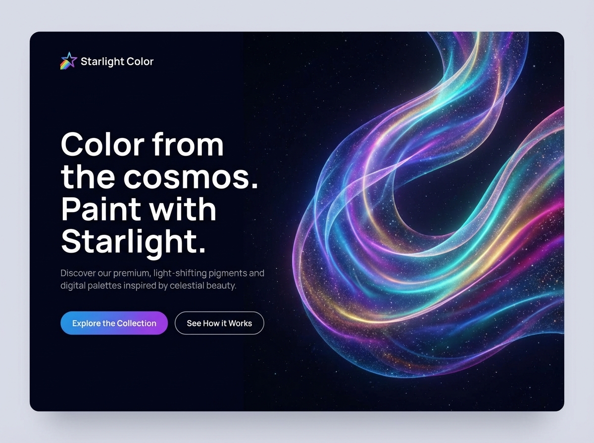 Unleash Your Vision with a Brilliant, Starlight-Inspired Website website preview