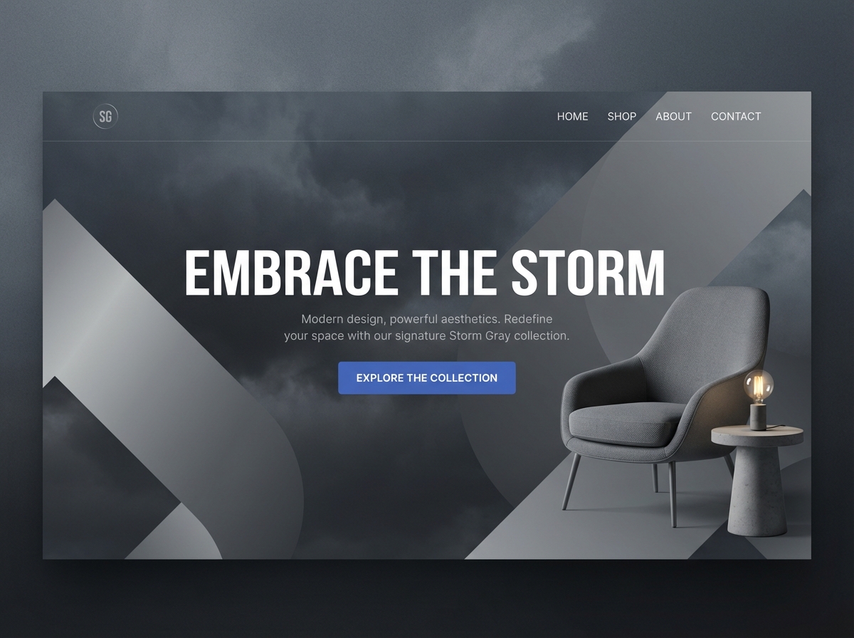 Unleash the Power of Storm Gray in Your Next Design website preview