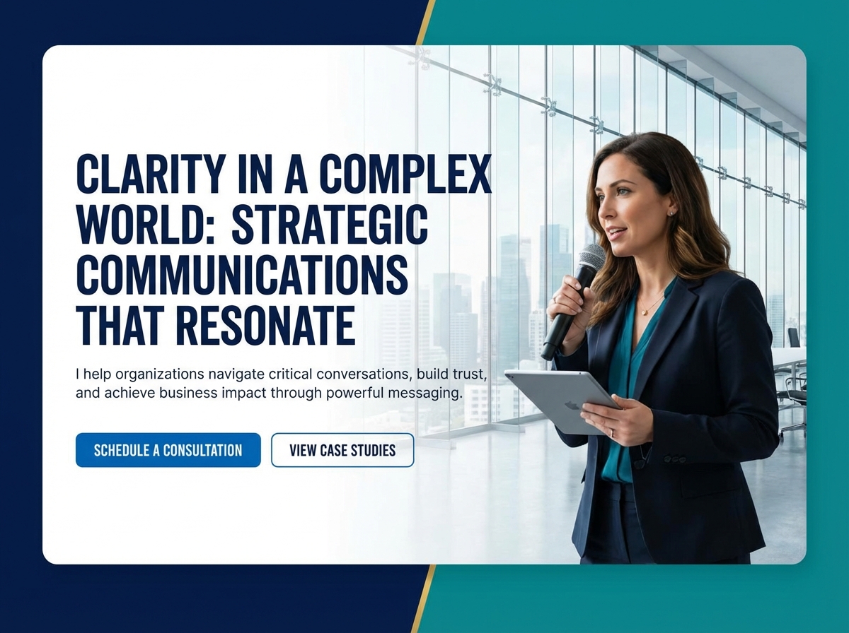 Build Your Authority as a Strategic Communications Specialist website preview