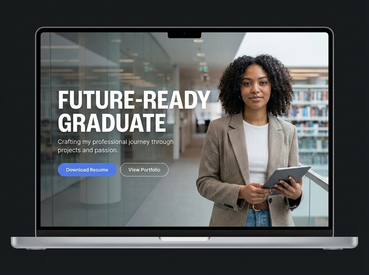 Build Your Standout Student Resume Website website preview