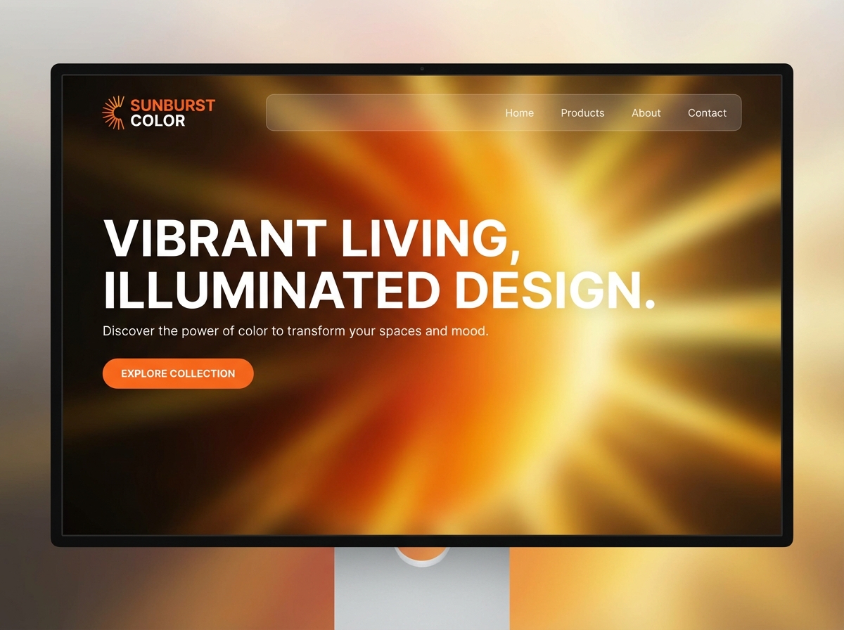 Create Visually Stunning Websites with Vibrant website preview