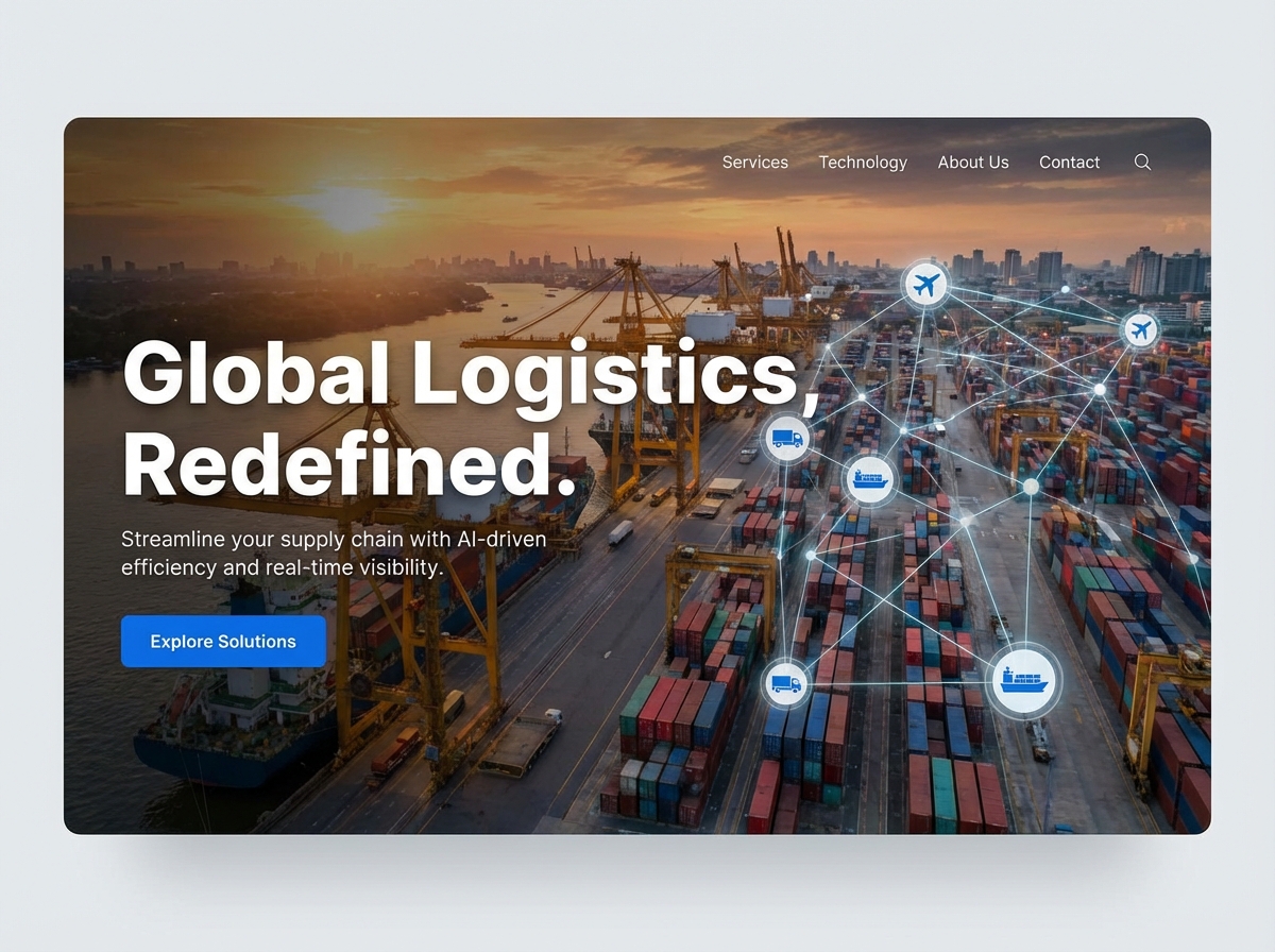Build Your Dynamic Supply Chain Website with Grigora website preview