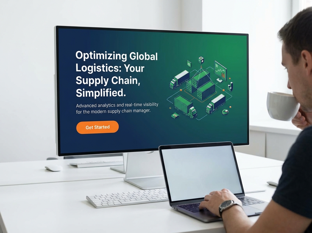 Build Your Professional Supply Chain Manager Portfolio website preview