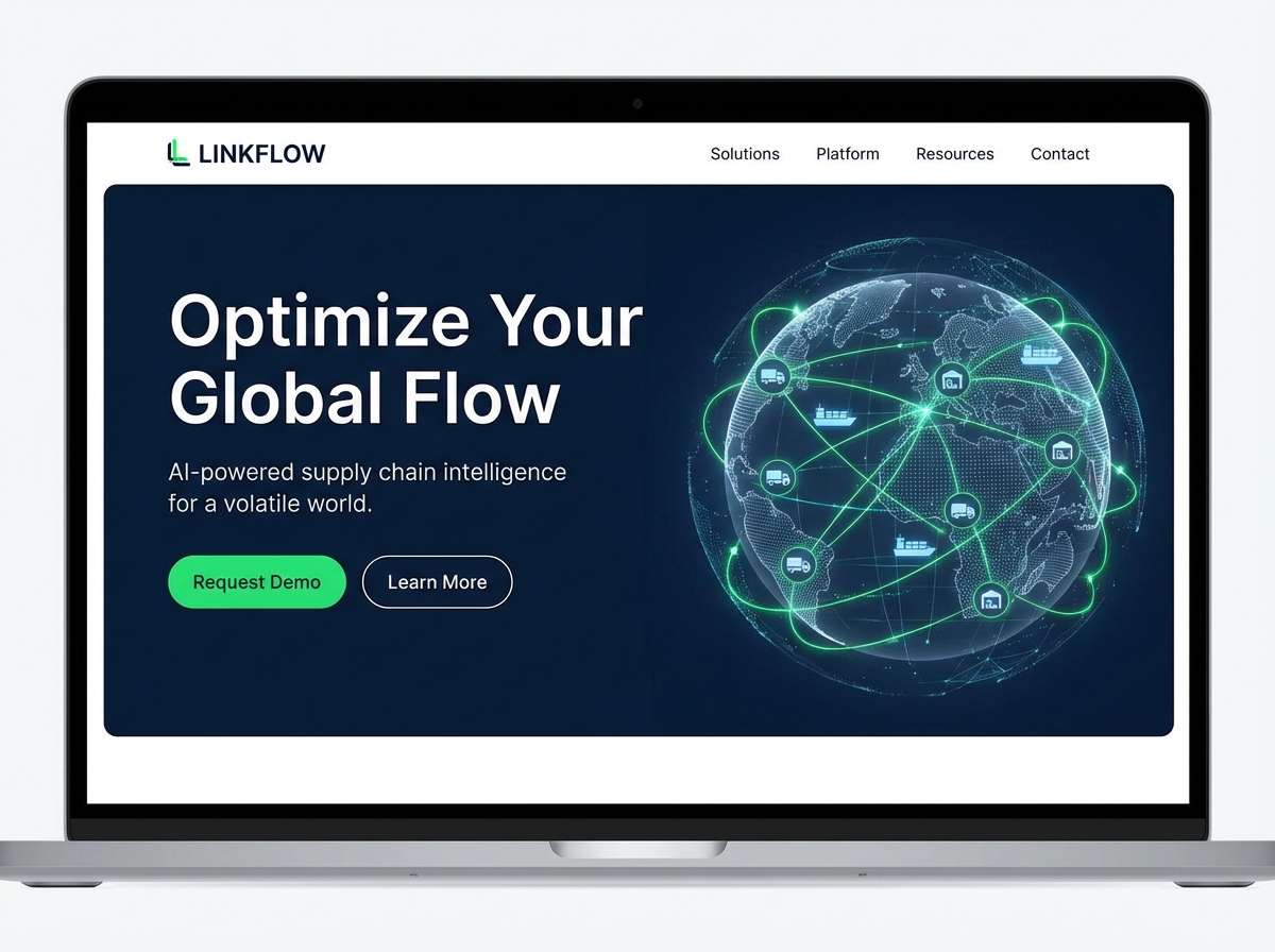 Build a Website for Your AI-Powered Supply Chain Optimization Software website preview