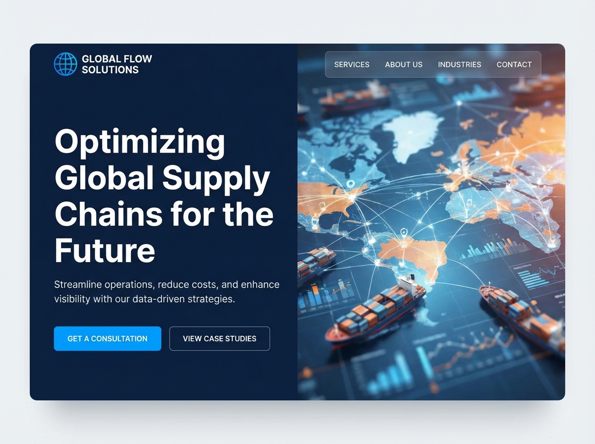 Build Your Professional Supply Chain Specialist Website website preview