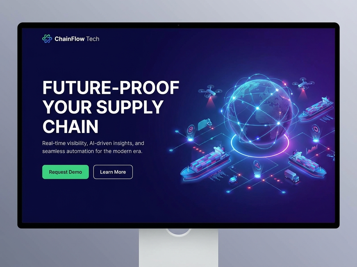 Build a Website for Your Cutting-Edge Supply Chain Technology website preview