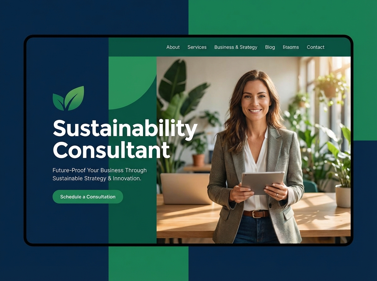 Build a High-Impact Website for Your Sustainable Consulting Business website preview
