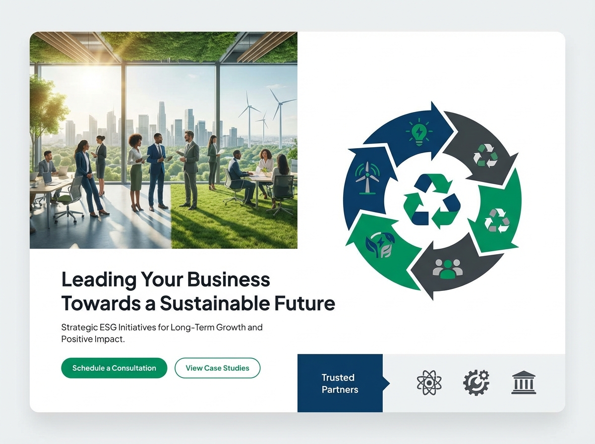 Build Your Professional Sustainability Manager Portfolio website preview