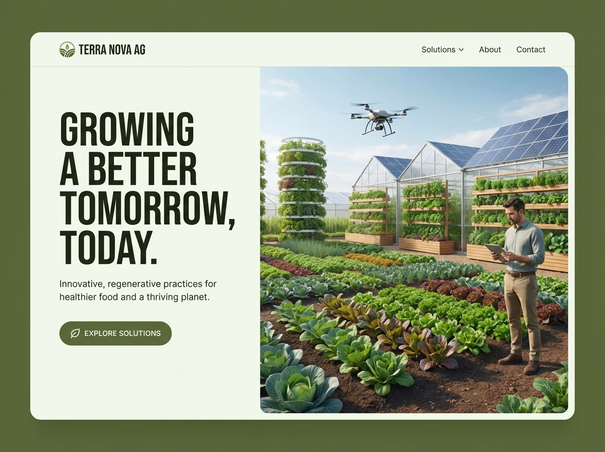 Build a Thriving Online Presence for Your Sustainable Agriculture Venture website preview