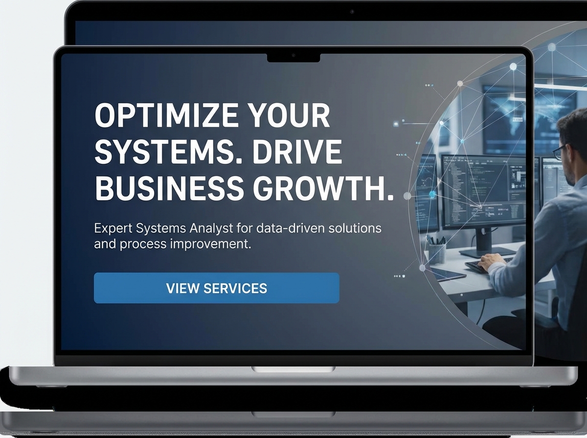 Build Your Professional Systems Analyst Portfolio website preview
