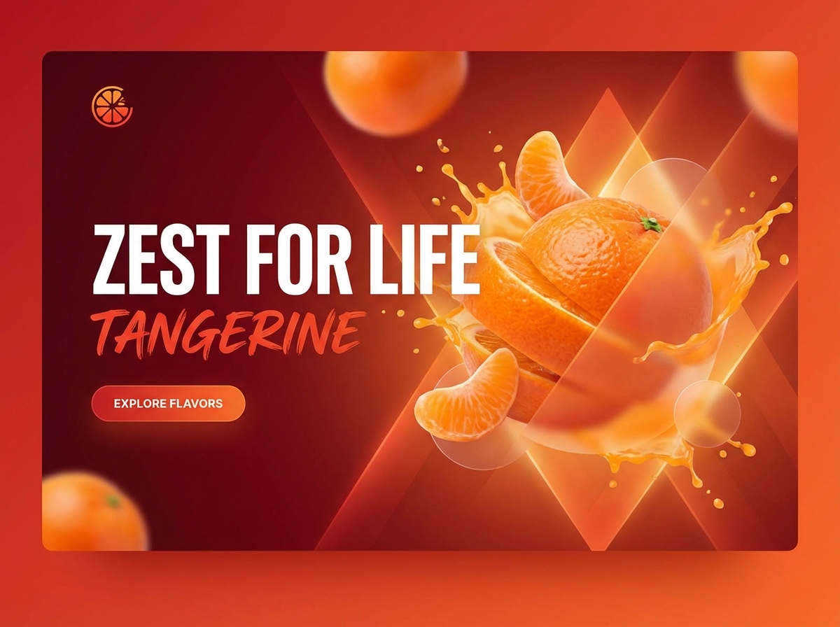 Capture Attention with Striking Tangerine Red Color Websites website preview