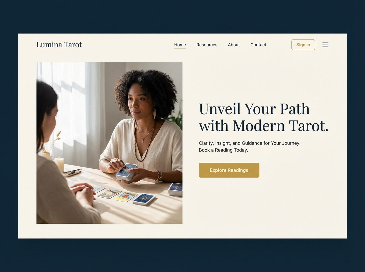 Create a Stunning Website for Your Online website preview