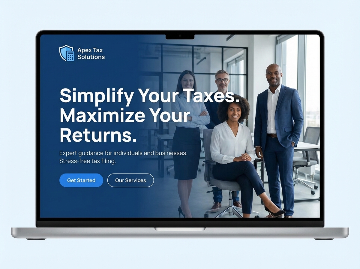 Build a Professional, Compliant Tax Business Website website preview