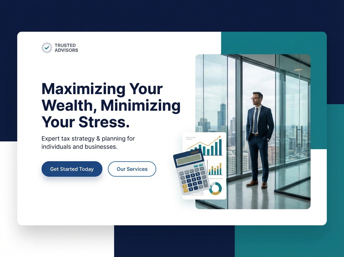 Build Your Authority Online as a Top-Tier Tax Consultant Specialist website preview