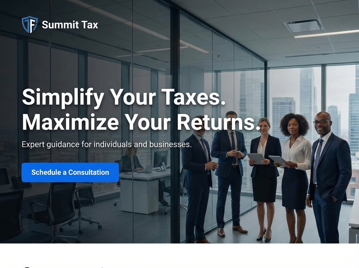 Build a Professional Website for Your Tax Firm website preview
