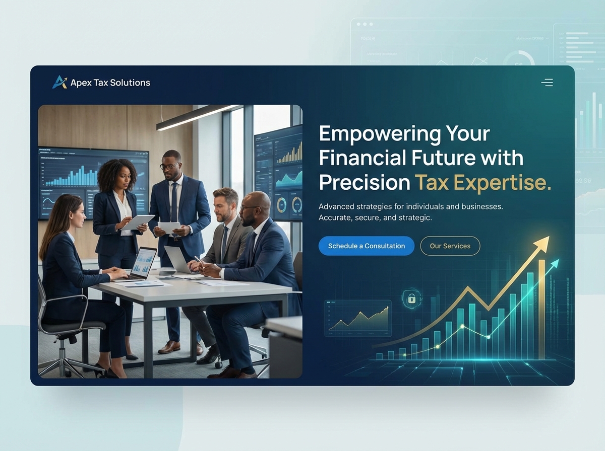 Build a Professional Website for Your Tax Practice Today website preview