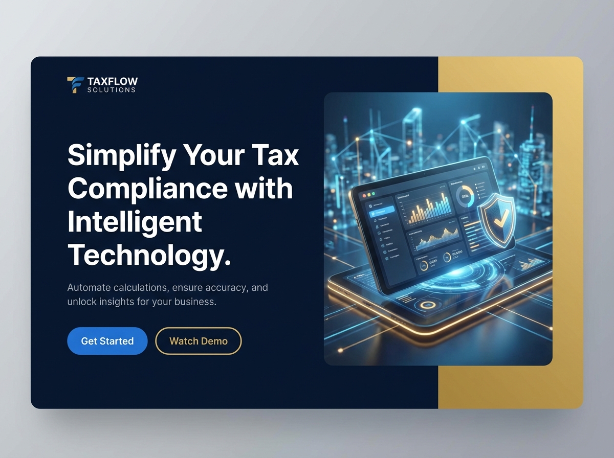 Build Smarter: The Ultimate Website Builder for Tax Technology website preview
