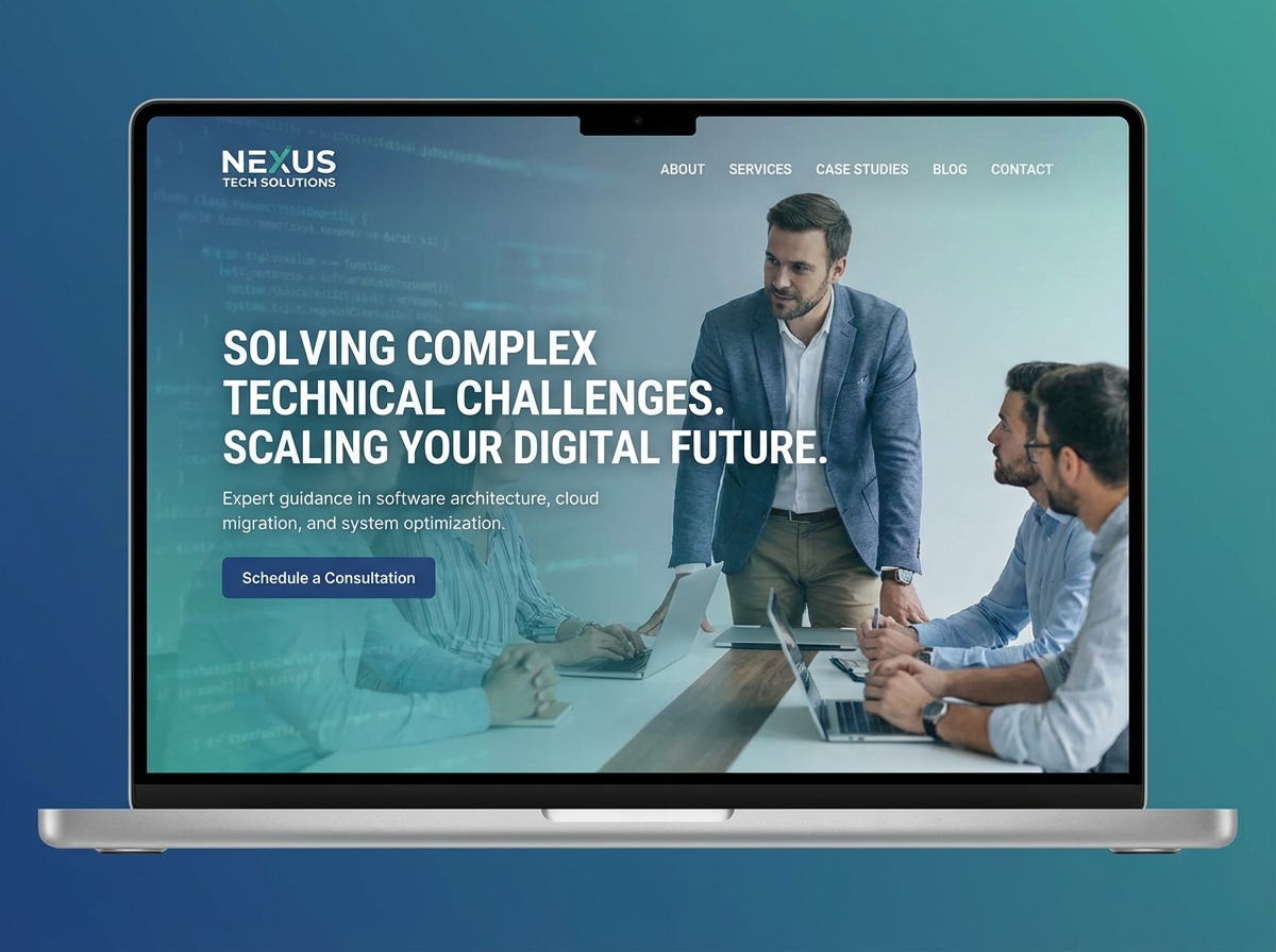 Launch Your Expert Technical Consulting Website website preview