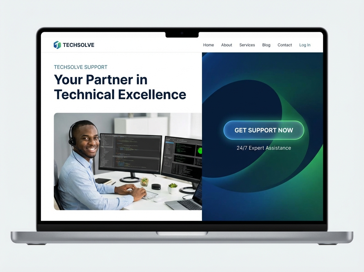 Build Your Professional Technical Support Engineer Portfolio website preview