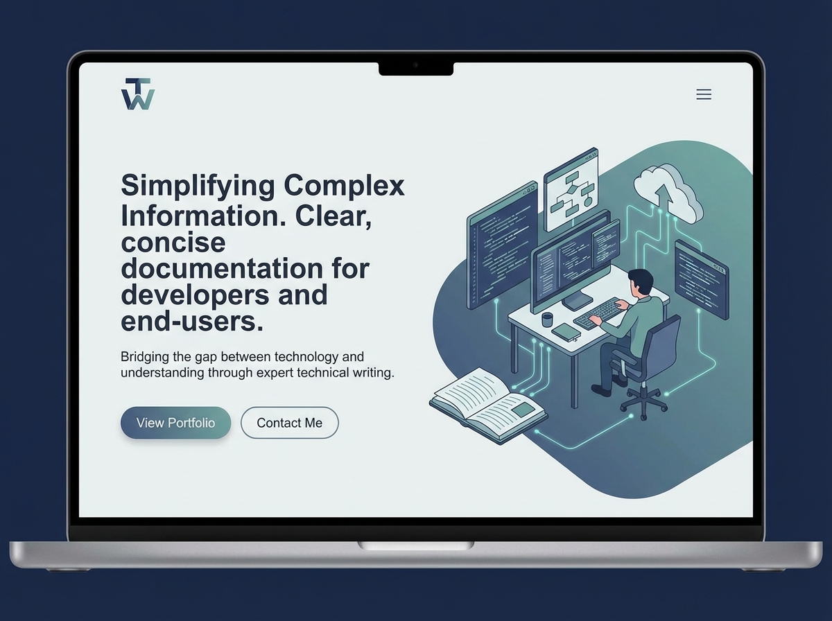 Create a Professional Online Presence with our Technical Writer Website Builder website preview