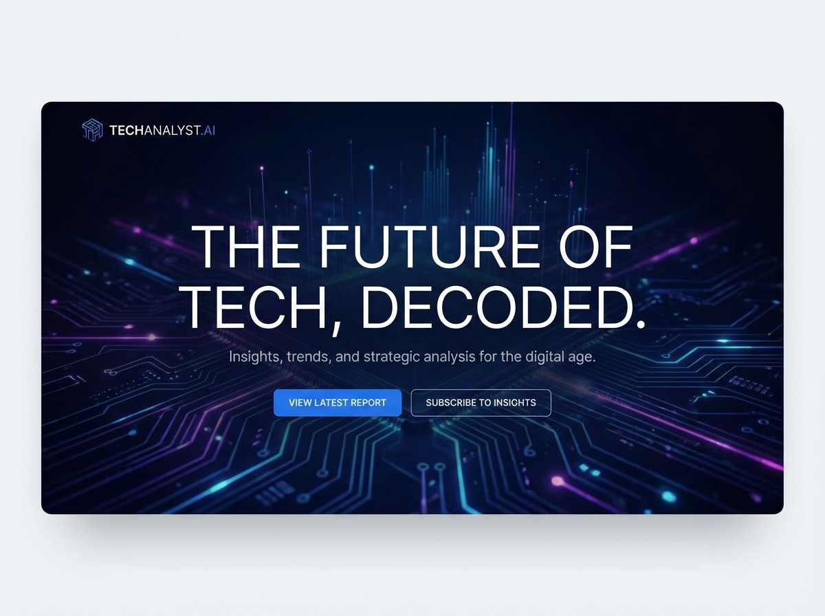 Build a Powerful Online Presence as a <span class="gradient-text">Technology Analyst</span> website preview