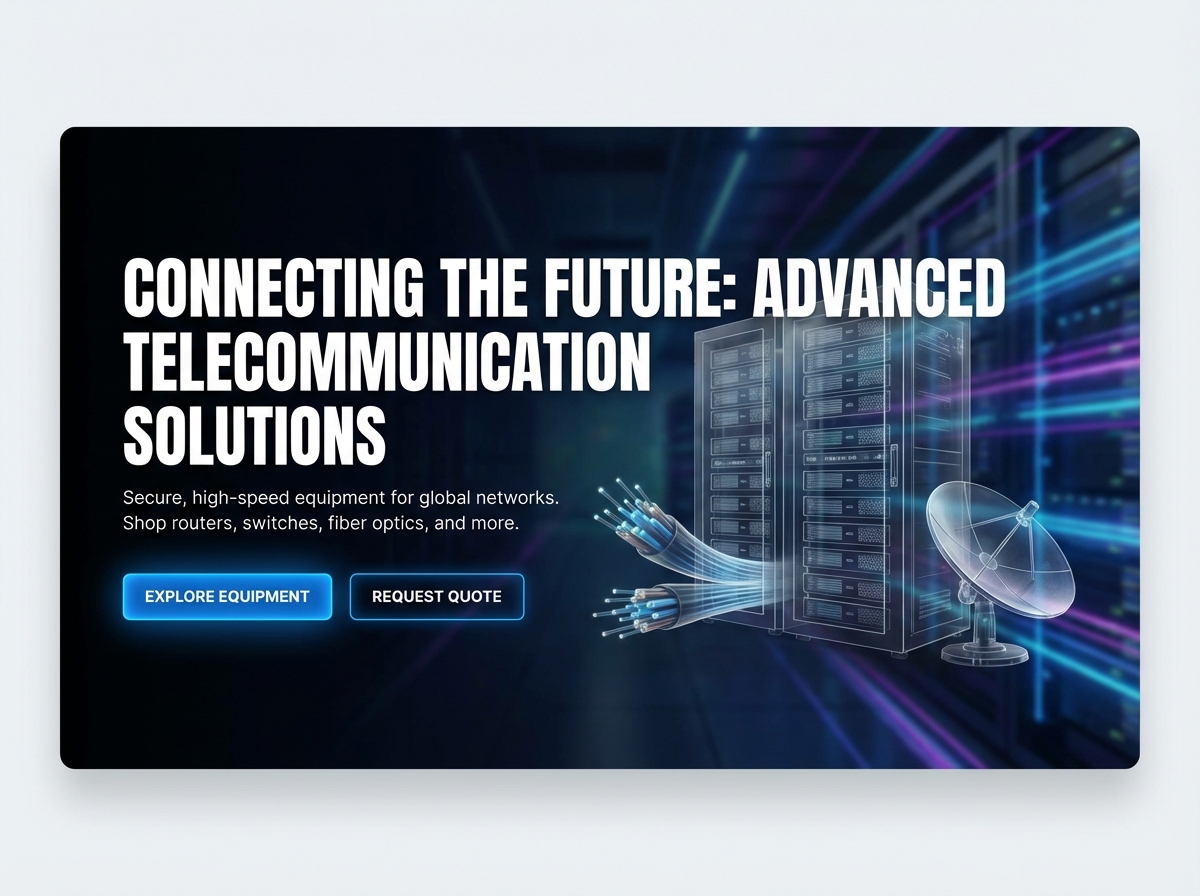 Boost Your <span class="gradient-text">Telecommunication Equipment Sales</span> website preview