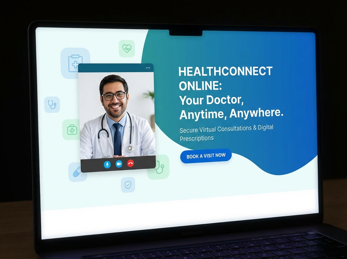 Launch Your Secure, HIPAA-Compliant Telemedicine Website website preview