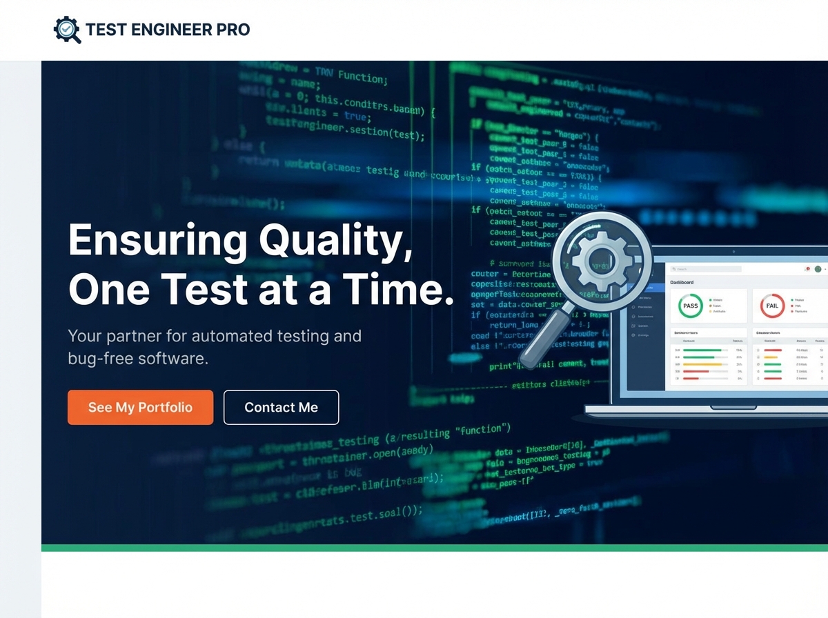 Build Your Professional Testing Portfolio with Grigora website preview