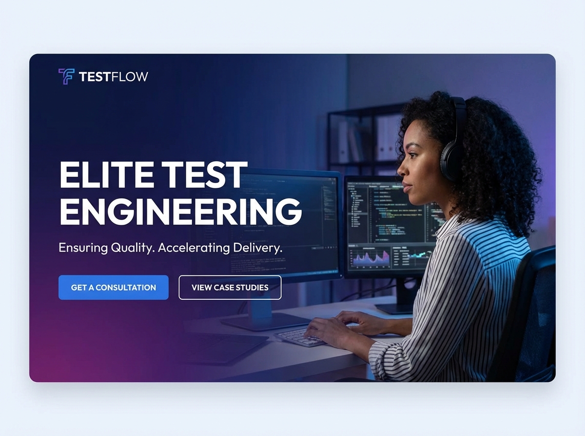 Build Your Professional Test Engineer Specialist Portfolio website preview